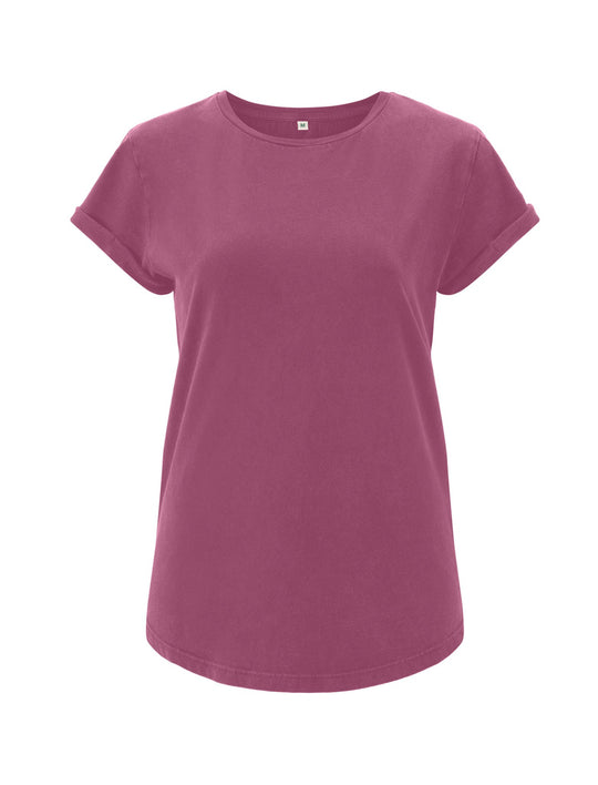 Damen T-Shirt rolled Arms (Auslaufartikel) - Geschenke für Frauen
