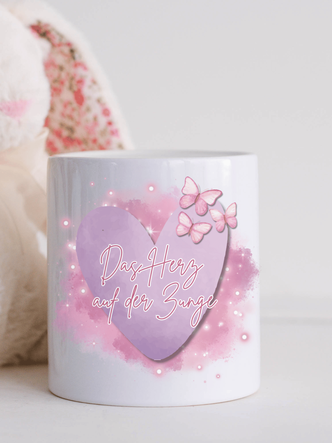 DAS HERZ AUF DER ZUNGE Spardose - Alles auf Anfang - personalisierte Geschenke für Frauen