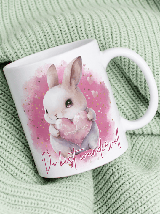 DU BIST WUNDERVOLL Tasse - Alles auf Anfang - personalisierte Geschenke für Frauen