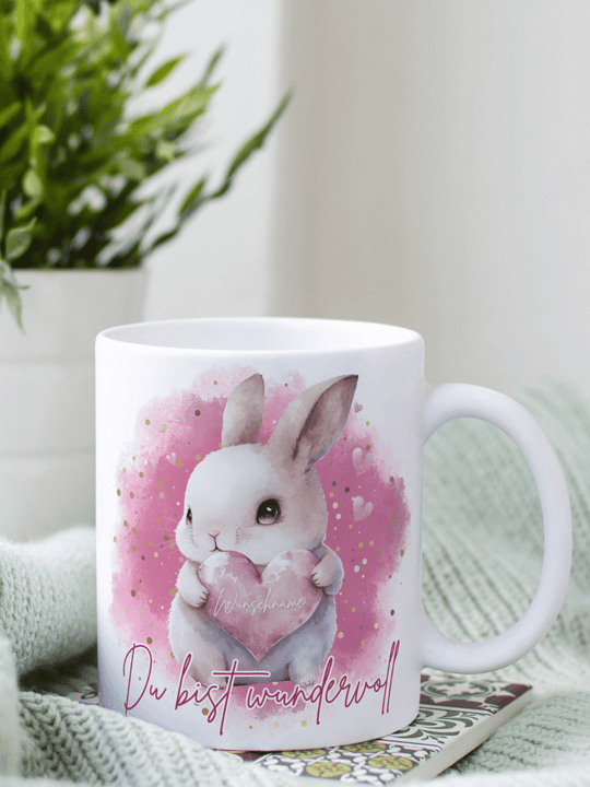 DU BIST WUNDERVOLL Tasse - Alles auf Anfang - personalisierte Geschenke für Frauen