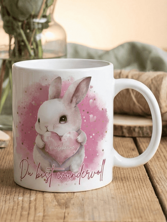 DU BIST WUNDERVOLL Tasse - Alles auf Anfang - personalisierte Geschenke für Frauen