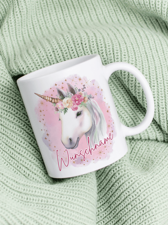 EINHORN Tasse - Alles auf Anfang - personalisierte Geschenke für Frauen
