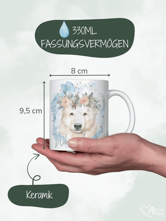 EISBÄR Tasse - Alles auf Anfang - personalisierte Geschenke für Frauen