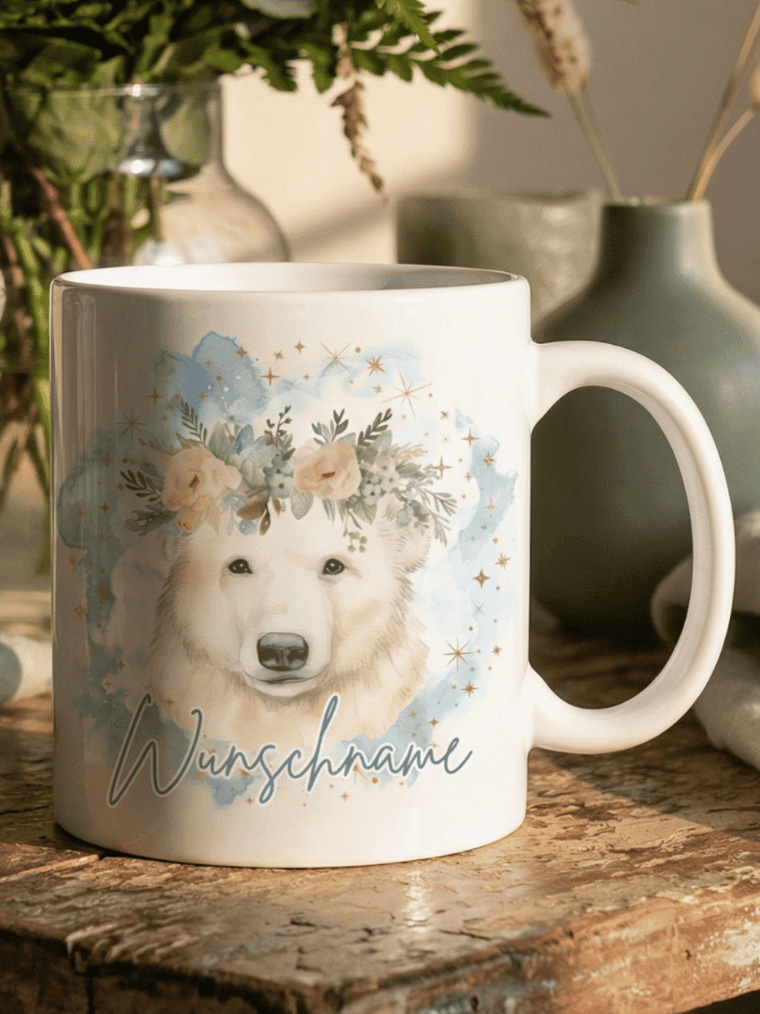 EISBÄR Tasse - Alles auf Anfang - personalisierte Geschenke für Frauen