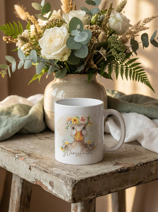 ENTE Tasse - Alles auf Anfang - personalisierte Geschenke für Frauen