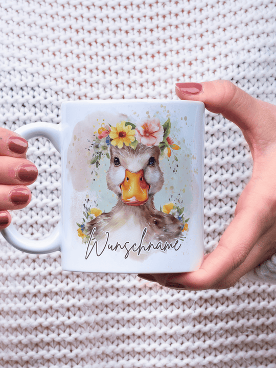ENTE Tasse - Alles auf Anfang - personalisierte Geschenke für Frauen