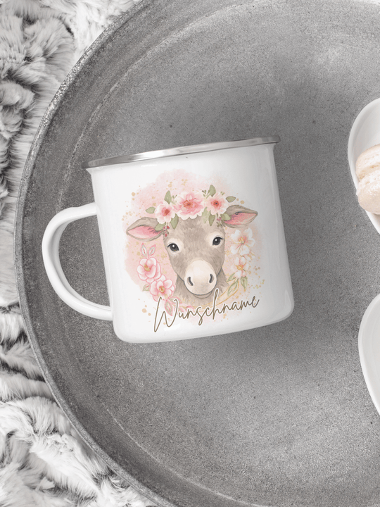 ESEL II Emaillebecher - Alles auf Anfang - personalisierte Geschenke für Frauen