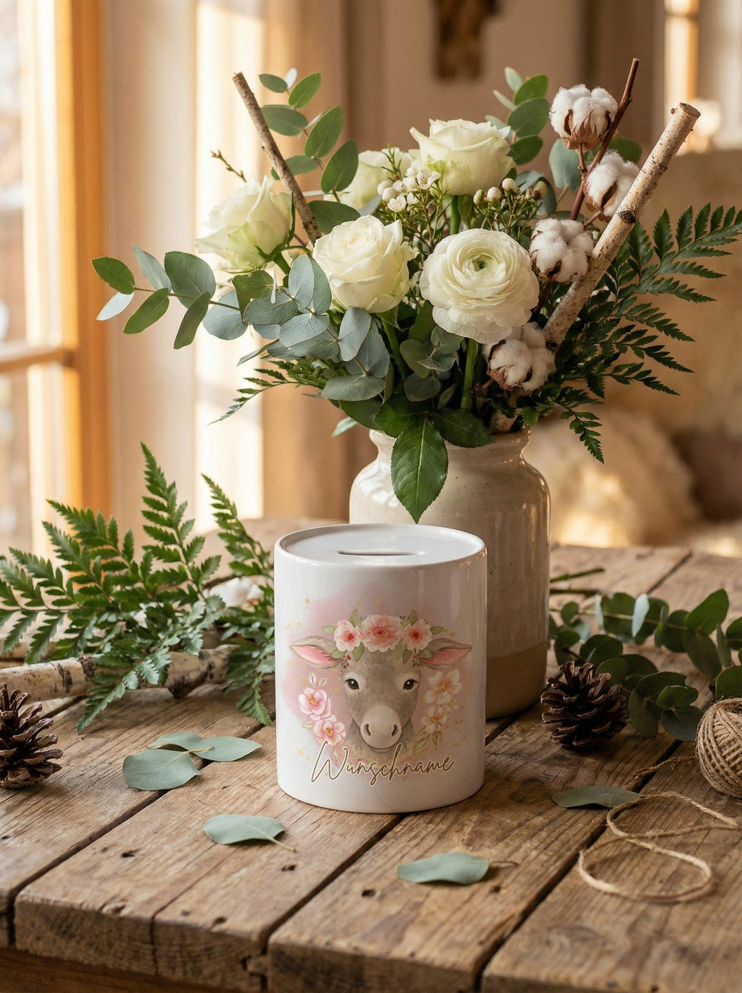 ESEL II Spardose - Alles auf Anfang - personalisierte Geschenke für Frauen