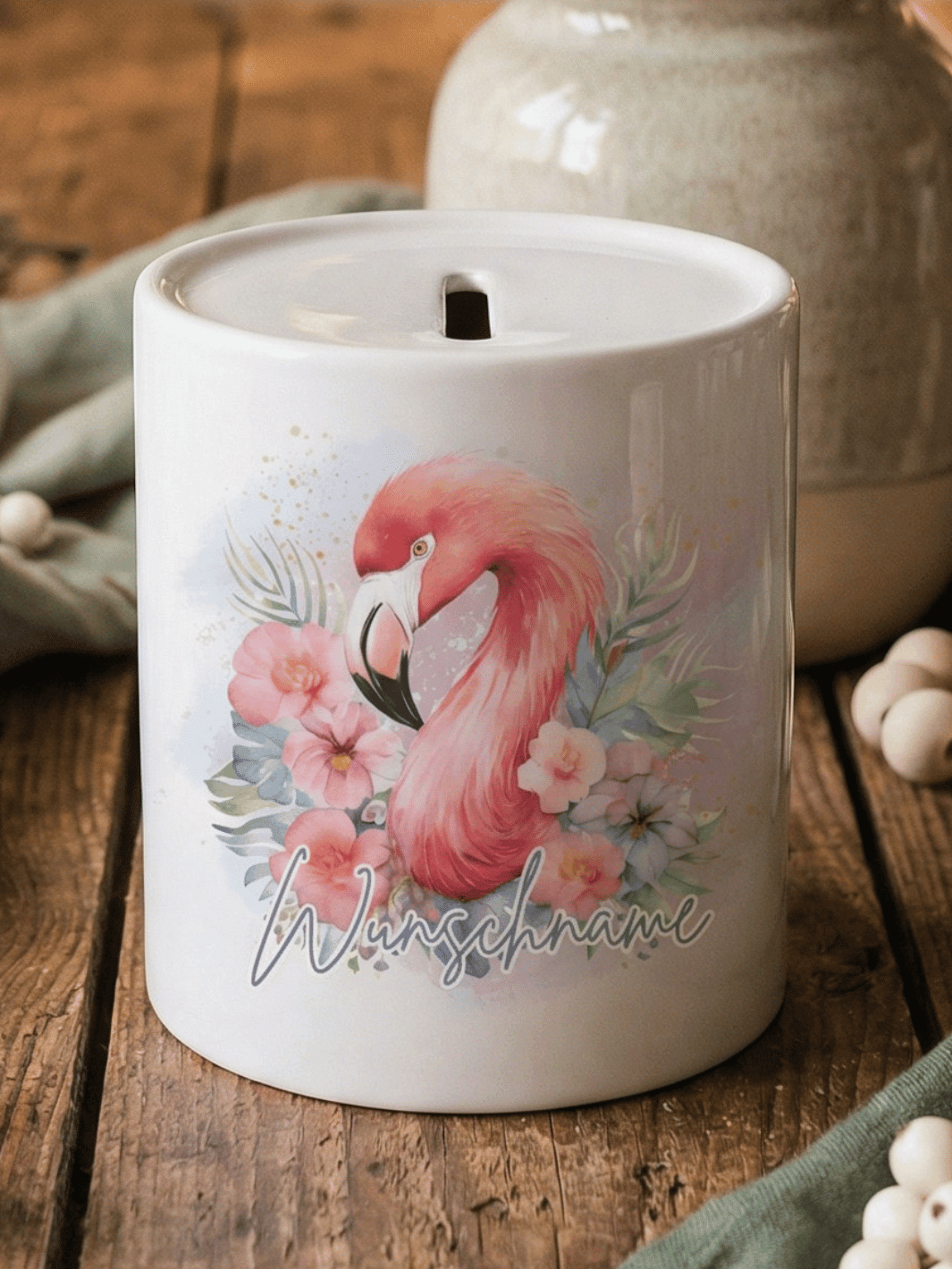 FLAMINGO Spardose - Alles auf Anfang - personalisierte Geschenke für Frauen