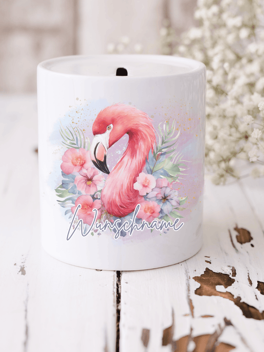 FLAMINGO Spardose - Alles auf Anfang - personalisierte Geschenke für Frauen