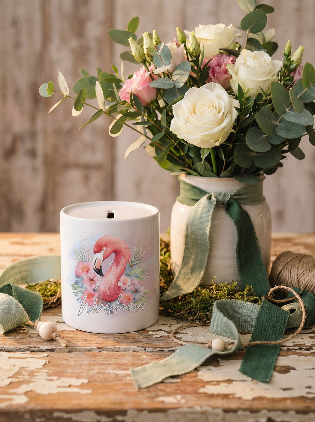 FLAMINGO Spardose - Alles auf Anfang - personalisierte Geschenke für Frauen
