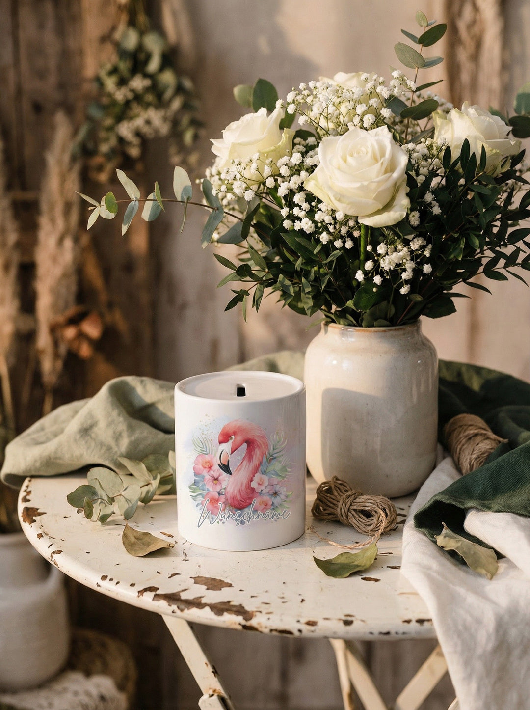 FLAMINGO Spardose - Alles auf Anfang - personalisierte Geschenke für Frauen