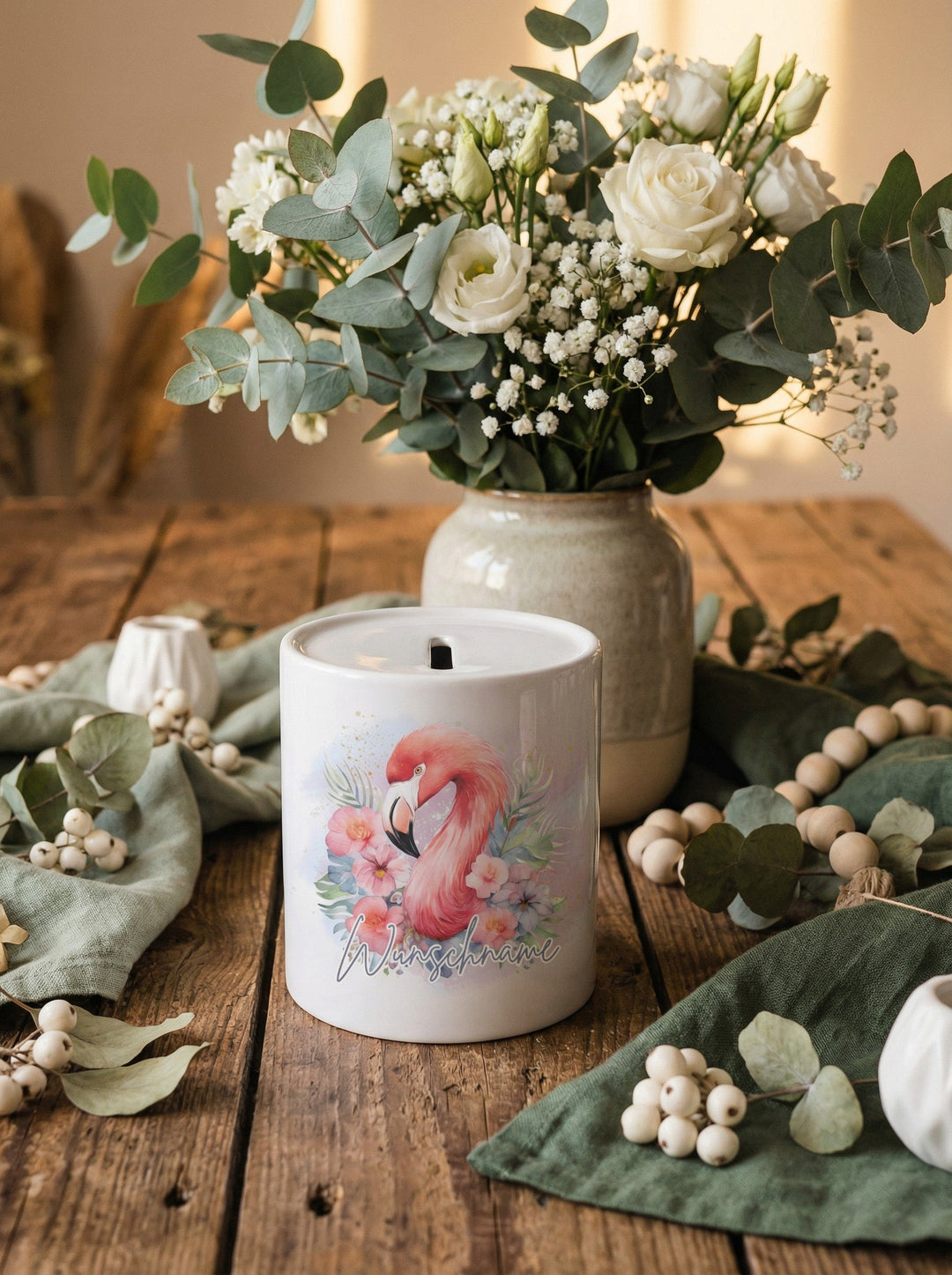 FLAMINGO Spardose - Alles auf Anfang - personalisierte Geschenke für Frauen