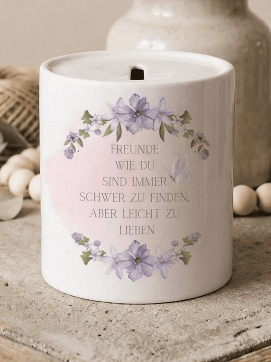 FREUNDE WIE DU Spardose - Alles auf Anfang - personalisierte Geschenke für Frauen