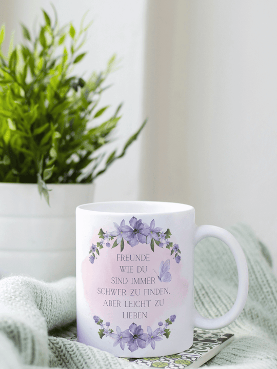 FREUNDE WIE DU Tasse - Alles auf Anfang - personalisierte Geschenke für Frauen