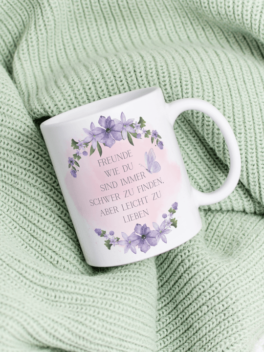 FREUNDE WIE DU Tasse - Alles auf Anfang - personalisierte Geschenke für Frauen