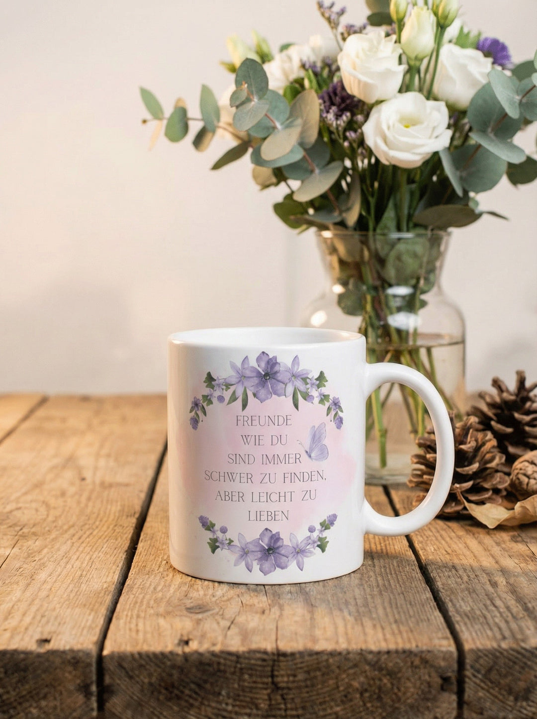 FREUNDE WIE DU Tasse - Alles auf Anfang - personalisierte Geschenke für Frauen