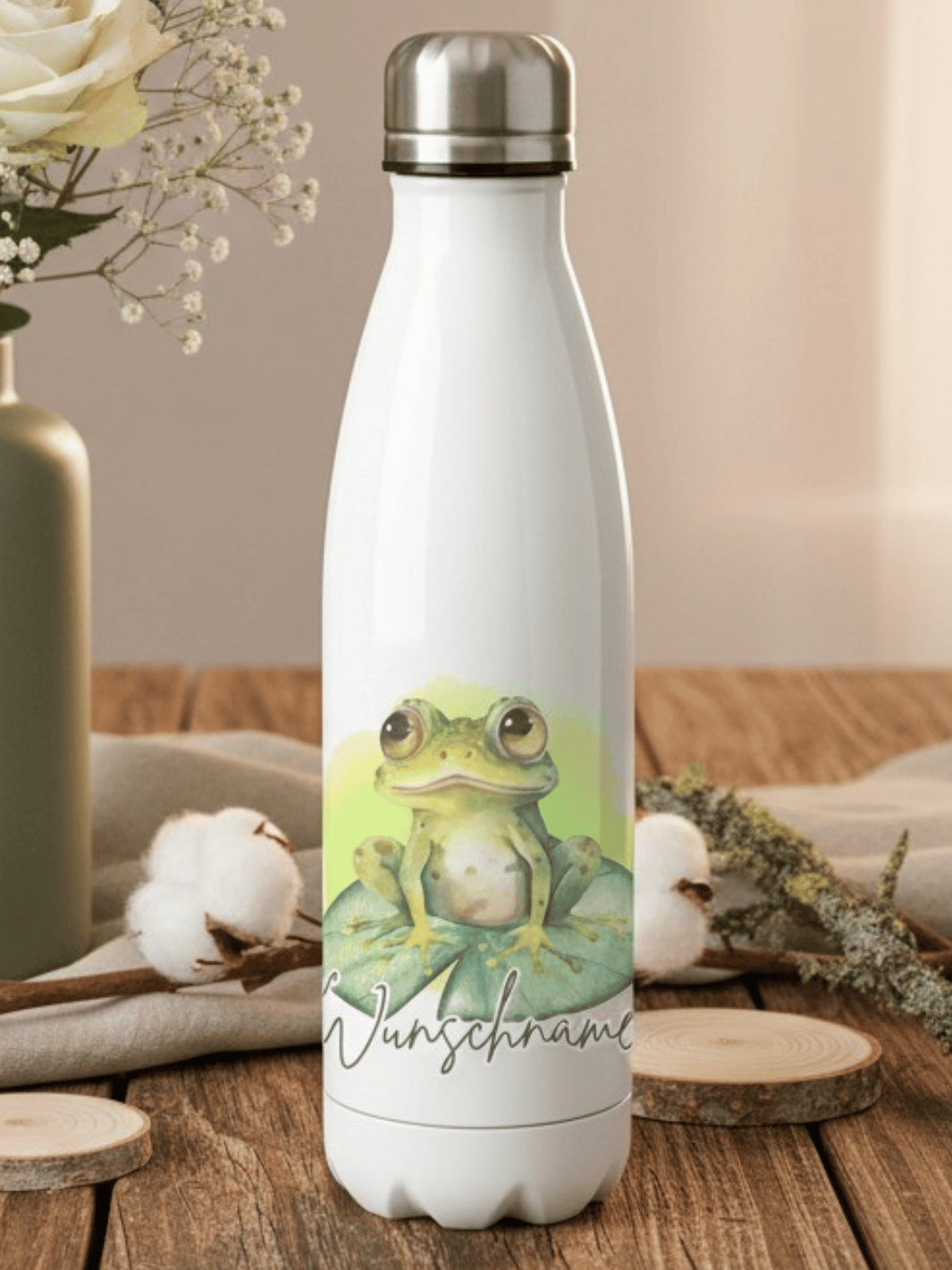 FROSCH Trinkflasche - Alles auf Anfang - personalisierte Geschenke für Frauen