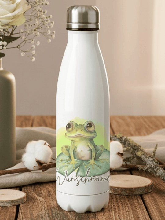 FROSCH Trinkflasche - Alles auf Anfang - personalisierte Geschenke für Frauen