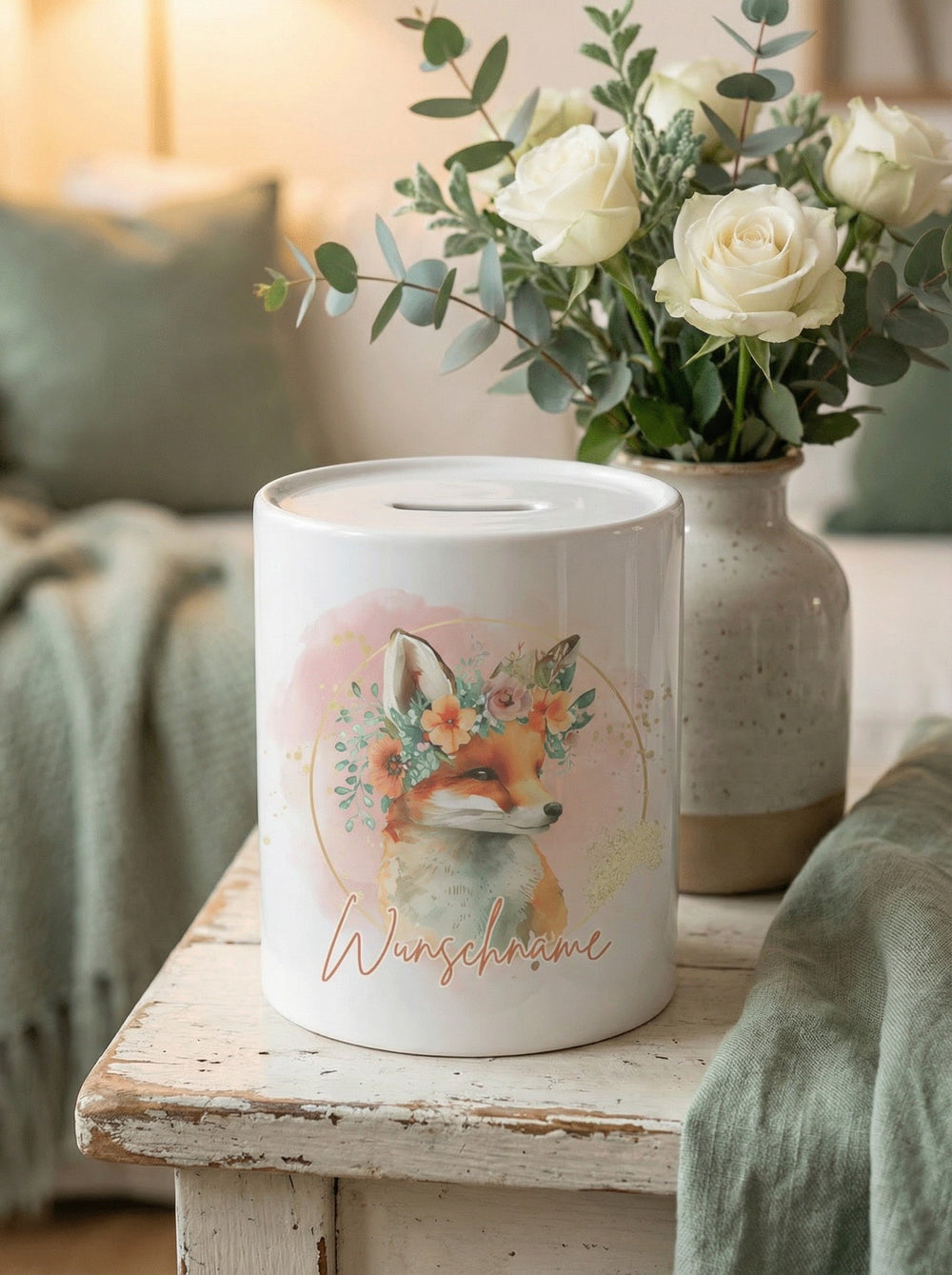 FUCHS Spardose - Alles auf Anfang - personalisierte Geschenke für Frauen