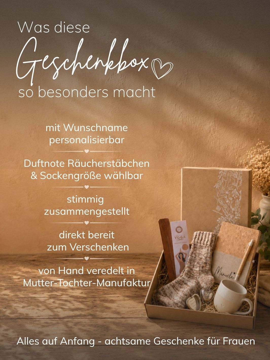 GEDANKENZEIT Geschenkbox - achtsame Geschenke für Frauen bei Alles auf Anfang, Bedburg, NRW