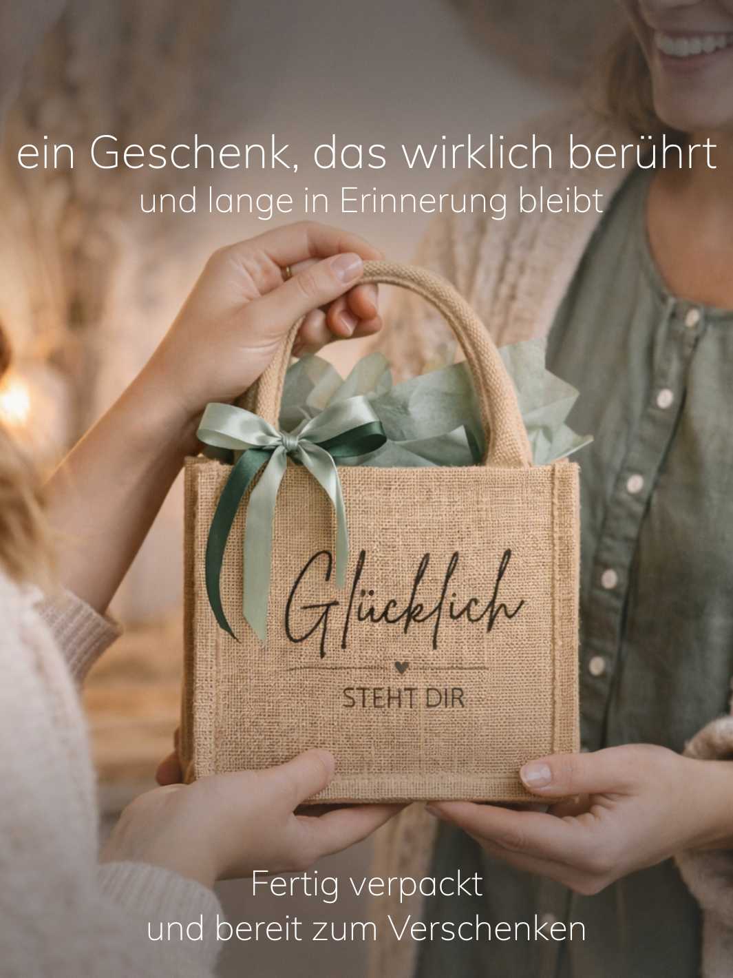 GLÜCKLICH STEHT DIR Geschenkset. Personalisierte, achtsame Geschenke für Frauen