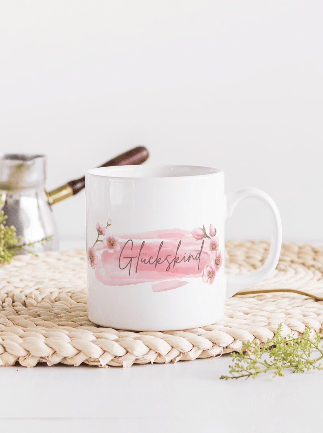 Glückskind Tasse personalisierbar - Alles auf Anfang - Geschenke für Herz &amp; Seele - Geschenkidee Freundin