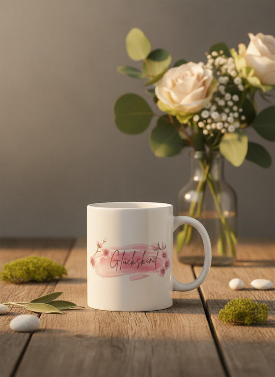 Keramiktasse Glückskind - achtsame Geschenke für Frauen bei Alles auf Anfang, Bedburg NRW
