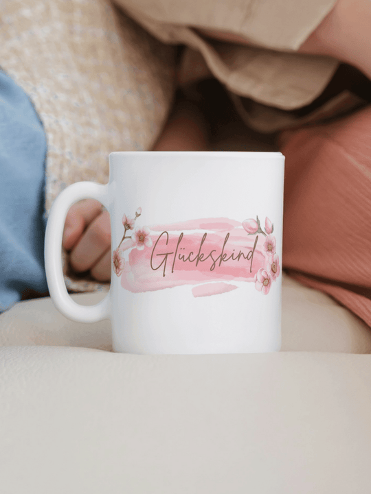 Glückskind Tasse personalisierbar - Alles auf Anfang - Geschenke für Herz &amp; Seele - Geschenkidee Freundin