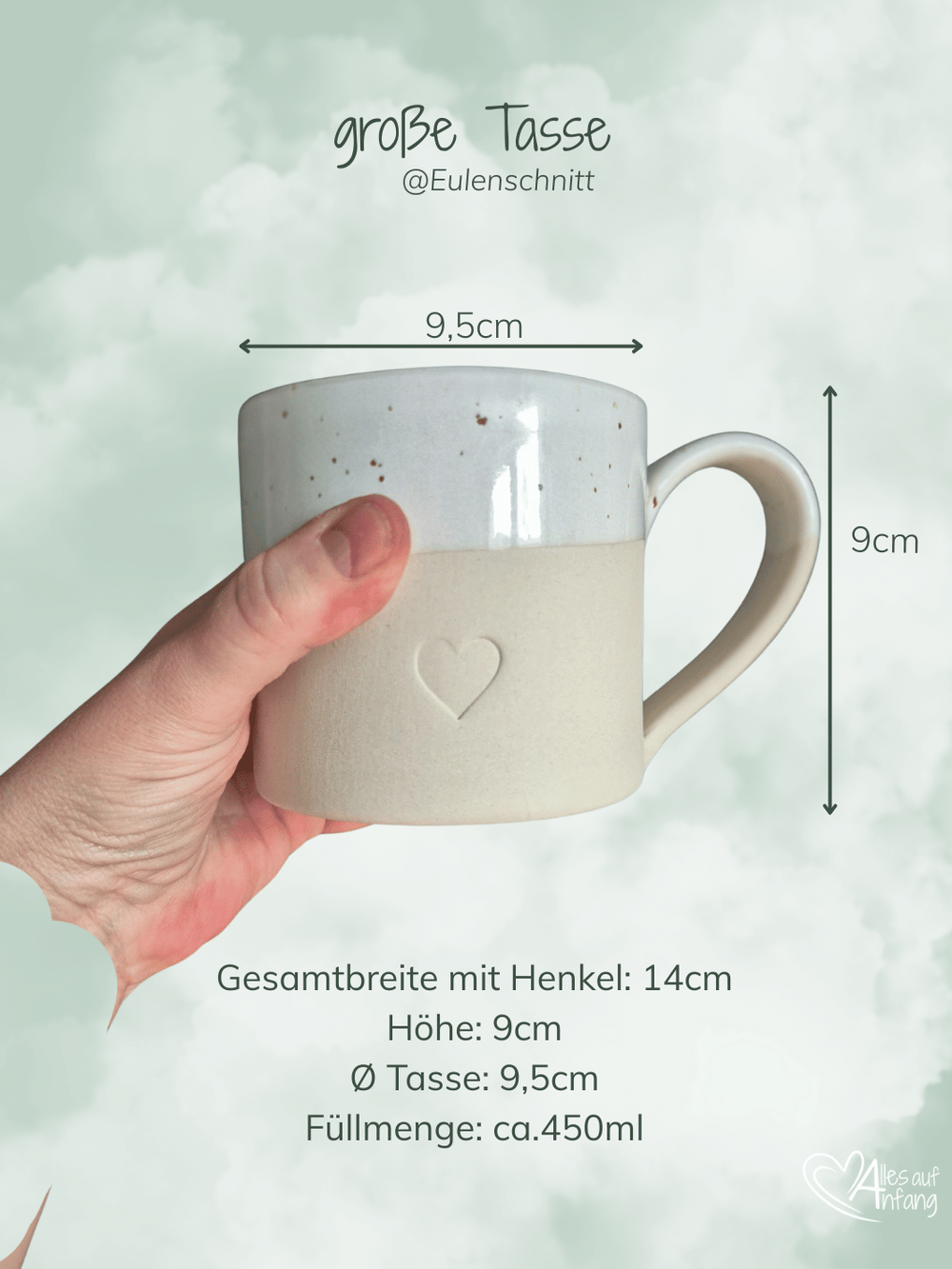 GLÜCKSMOMENTE große Tasse