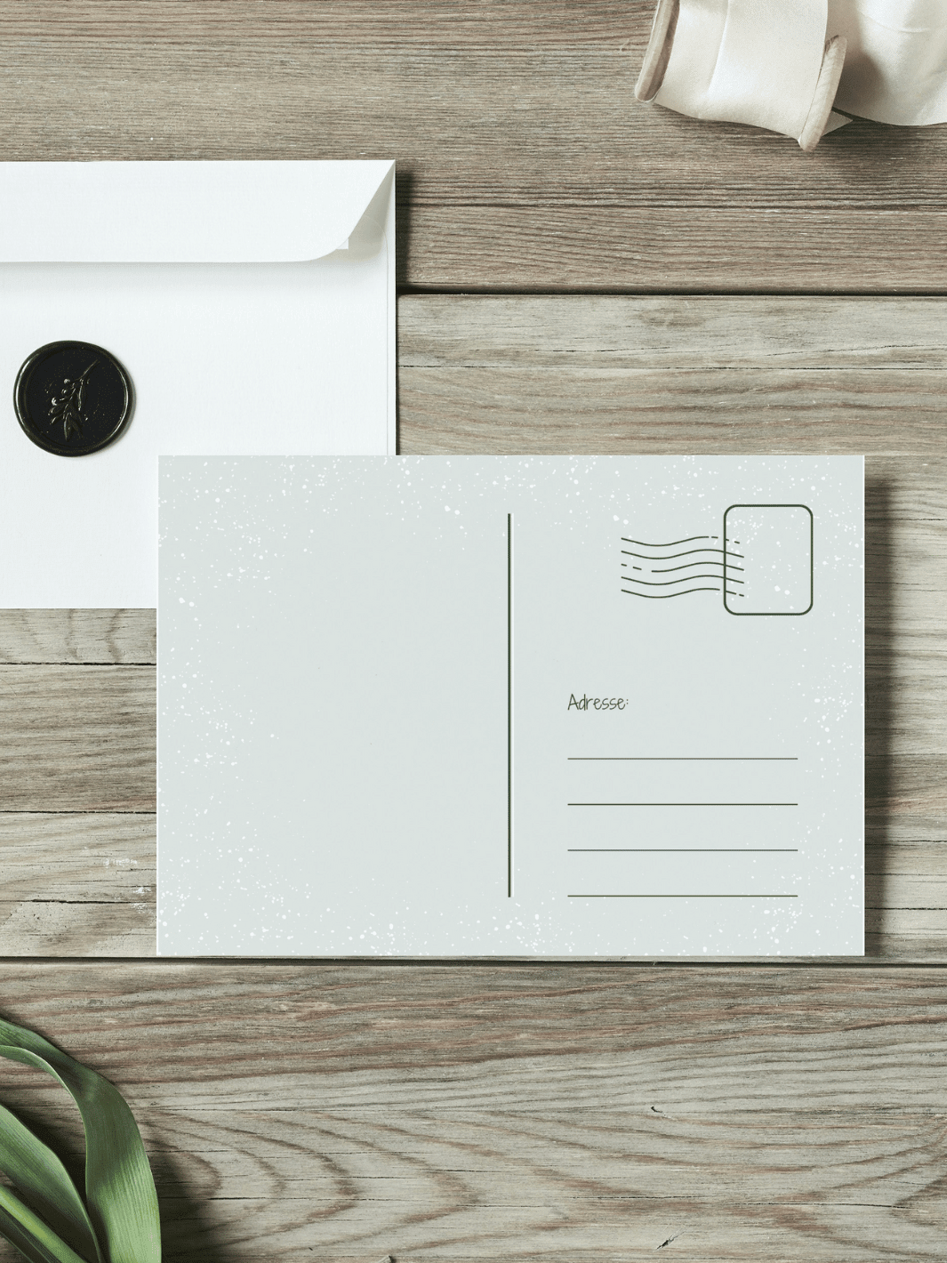 Gute Besserung - Postkarte aus recycelten Papier. Achtsame Geschenk für Frauen von Alles auf Anfang aus Bedburg NRW