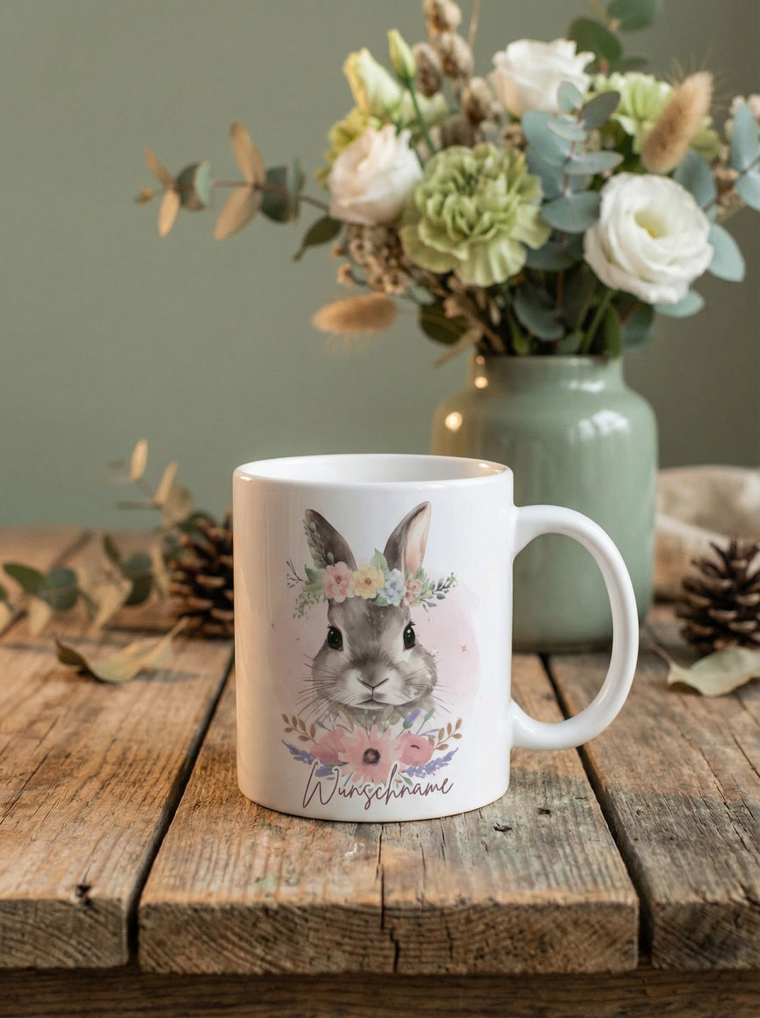 HASE Tasse - Alles auf Anfang - personalisierte Geschenke für Frauen