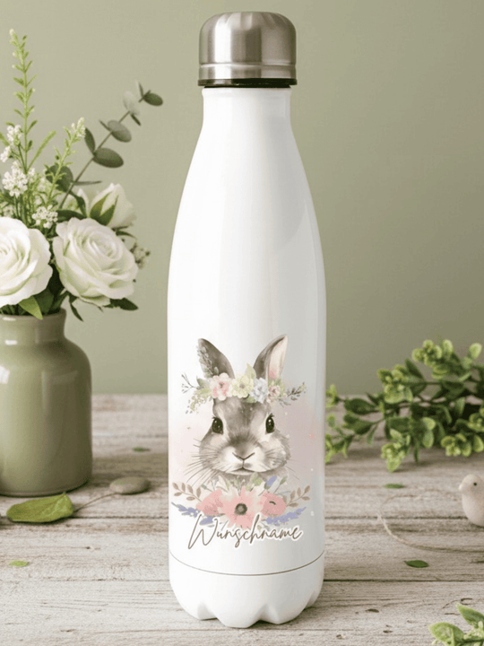 Trinkflasche Hase personalisiert - achtsame Geschenke für Frauen und Mädchen bei Alles auf Anfang in Bedburg, NRW