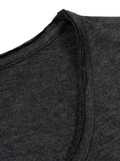 Herren T-Shirt tieferer Halsausschnitt | Charcoal Grey Melange (Auslaufartikel)