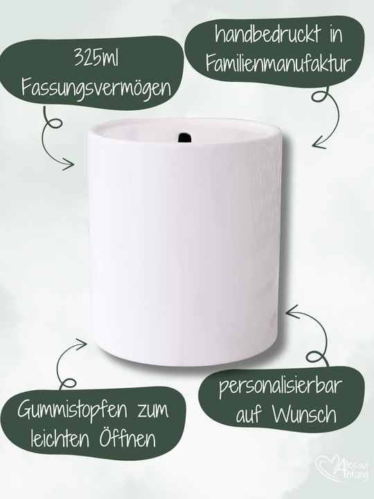 HERZ Spardose - Alles auf Anfang - personalisierte Geschenke für Frauen