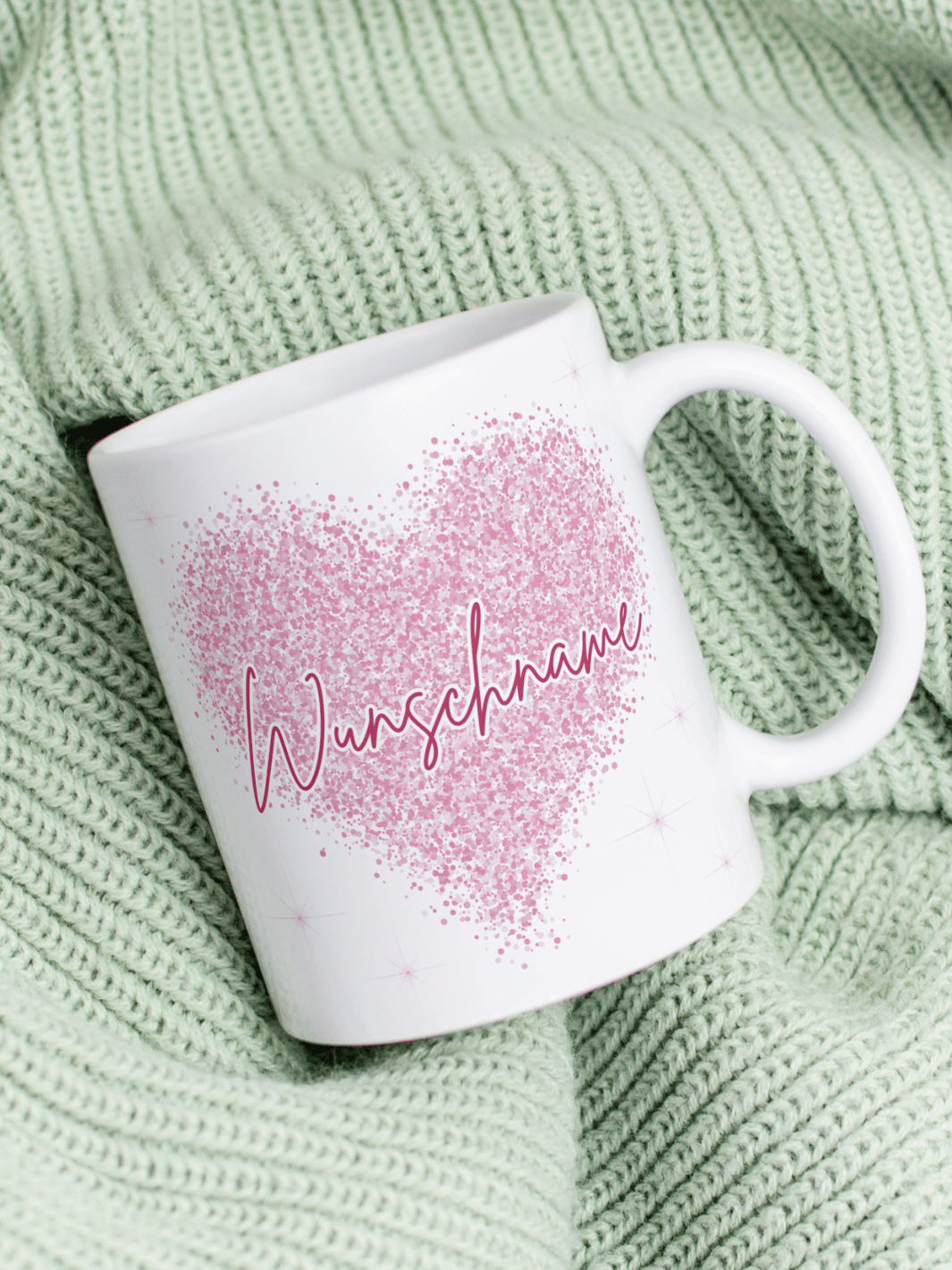 HERZ Tasse - Alles auf Anfang - personalisierte Geschenke für Frauen