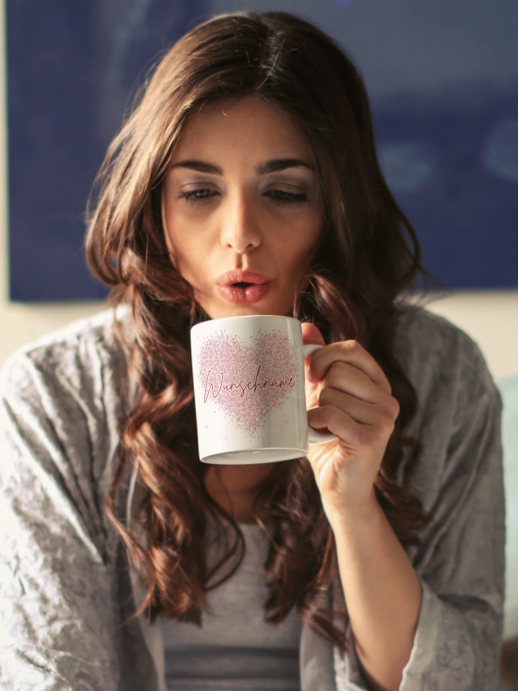 HERZ Tasse - Alles auf Anfang - personalisierte Geschenke für Frauen