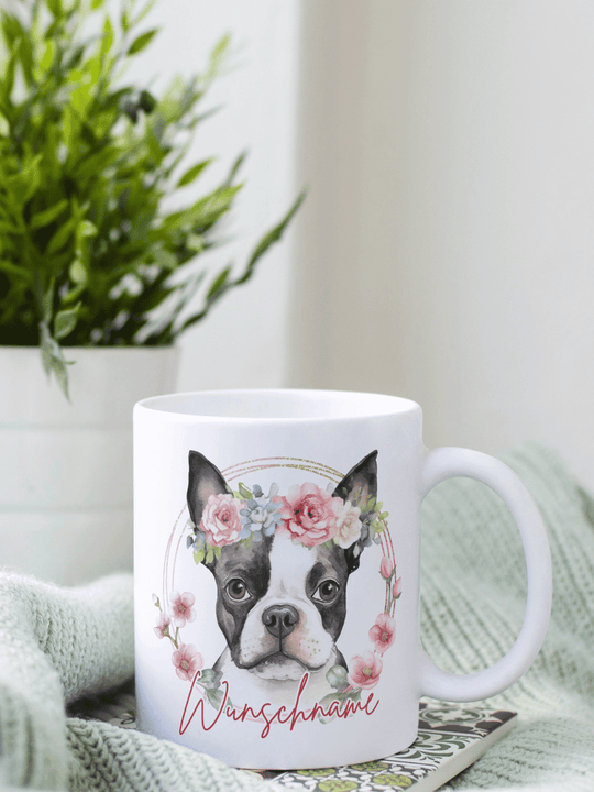 Keramiktasse Hund - achtsame Geschenke für Frauen bei Alles auf Anfang, Bedburg NRW