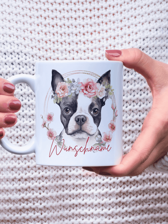 Keramiktasse Hund - achtsame Geschenke für Frauen bei Alles auf Anfang, Bedburg NRW