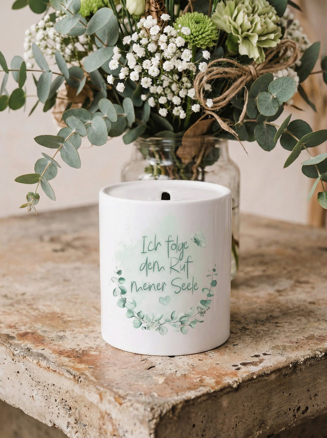 ICH FOLGE DEM RUF MEINER SEELE Spardose - Alles auf Anfang - personalisierte Geschenke für Frauen