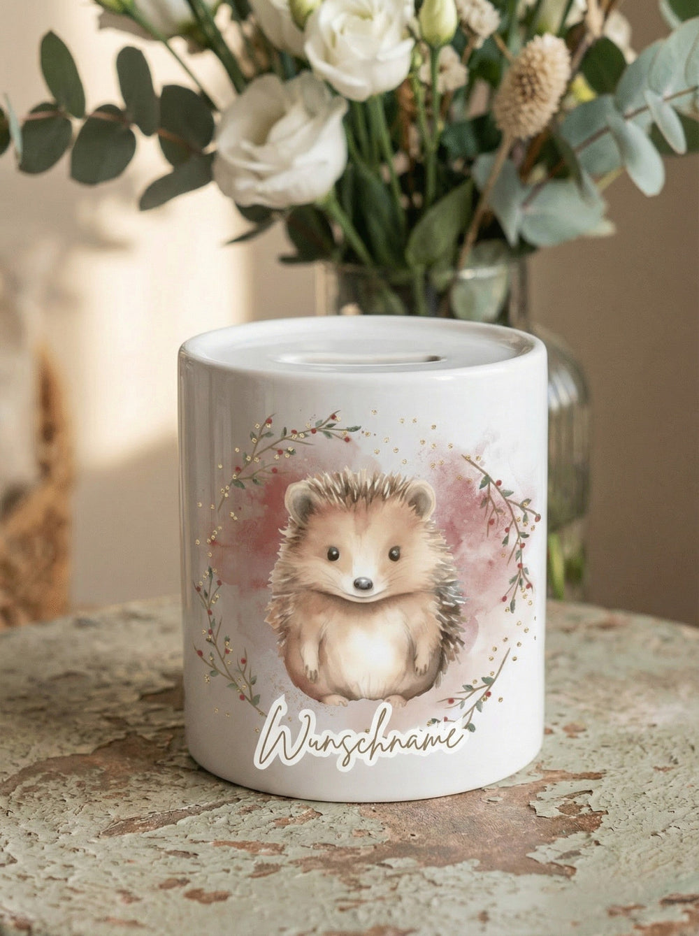 IGEL Spardose - Alles auf Anfang - personalisierte Geschenke für Frauen