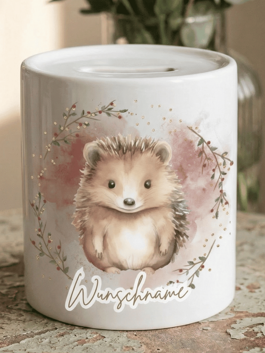 IGEL Spardose - Alles auf Anfang - personalisierte Geschenke für Frauen