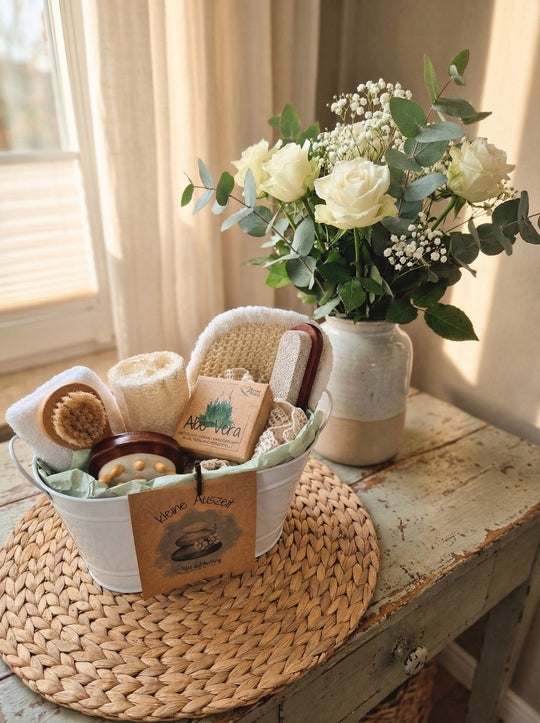 KLEINE AUSZEIT Geschenkset - Alles auf Anfang - personalisierte Geschenke für Frauen