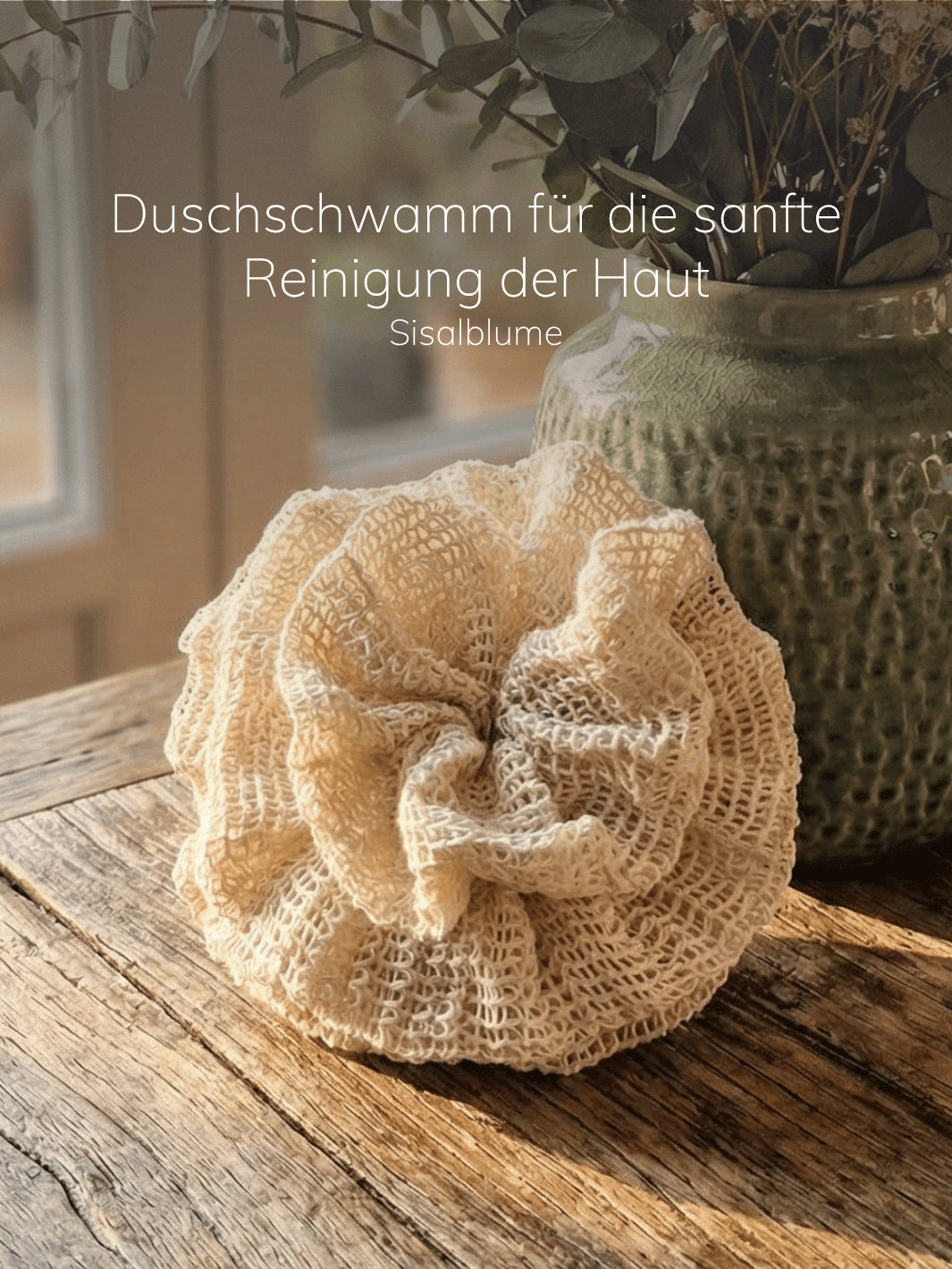 Sisalblume im KLEINE AUSZEIT Geschenkset von Alles auf Anfang - achtsame Geschenke für Frauen aus Bedburg, NRW
