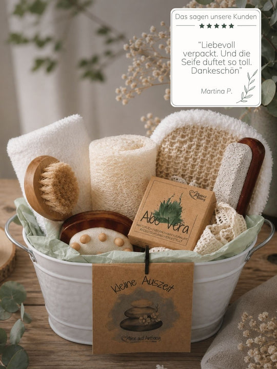 Kundenstimme Wellness Geschenkset - achtsame Geschenke für Frauen bei Alles auf Anfang in Bedburg, NRW