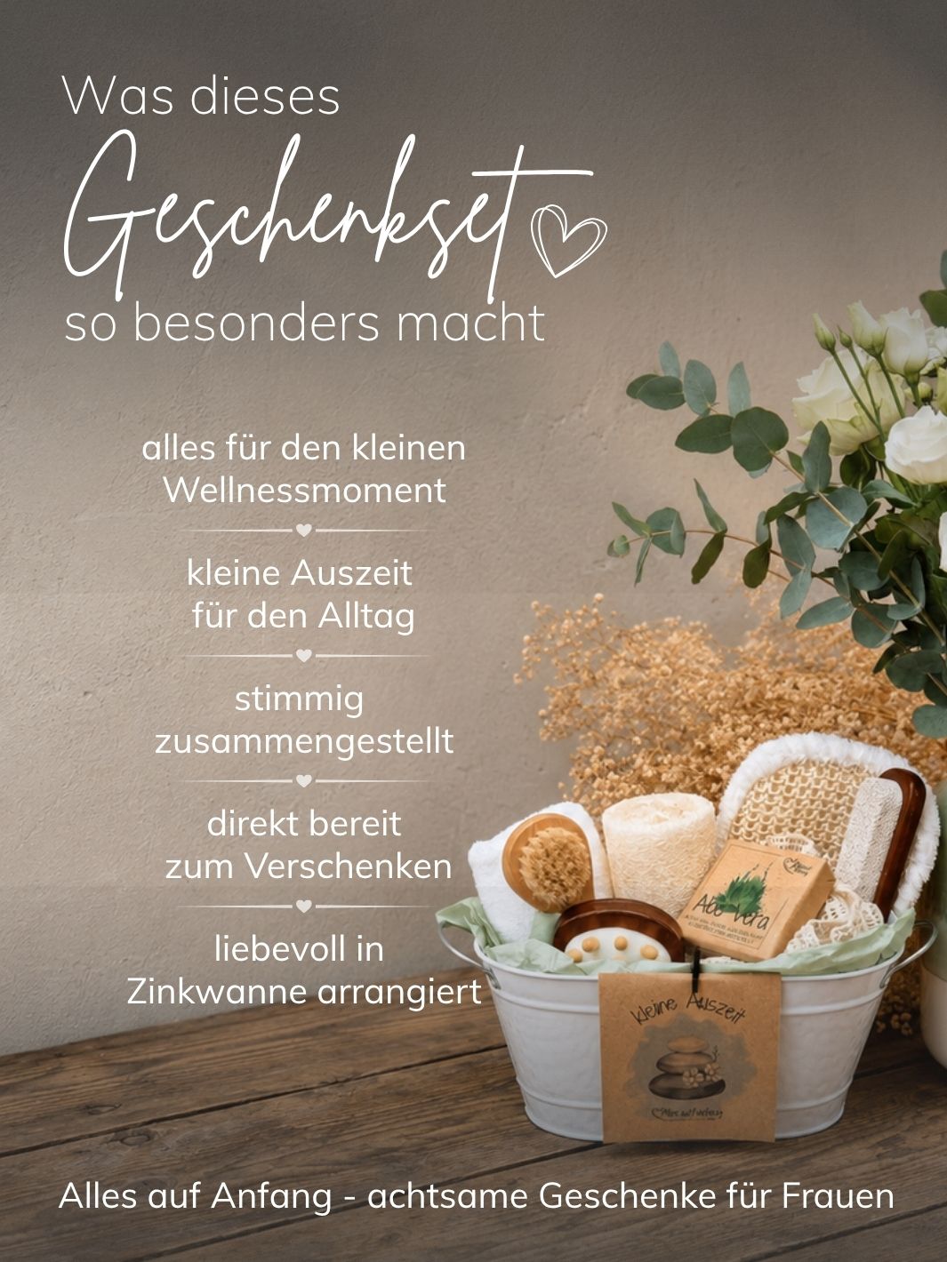 KLEINE AUSZEIT Geschenkset - achtsamte Geschenke für Frauen bei Alles auf Anfang in Bedburg, NRW
