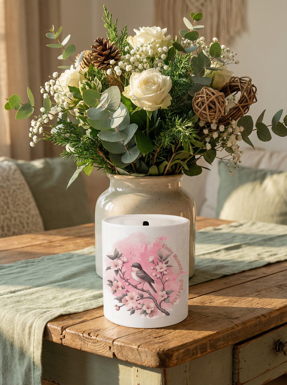 KLEINE MOMENTE - GROSSE LIEBE Spardose - Alles auf Anfang - personalisierte Geschenke für Frauen