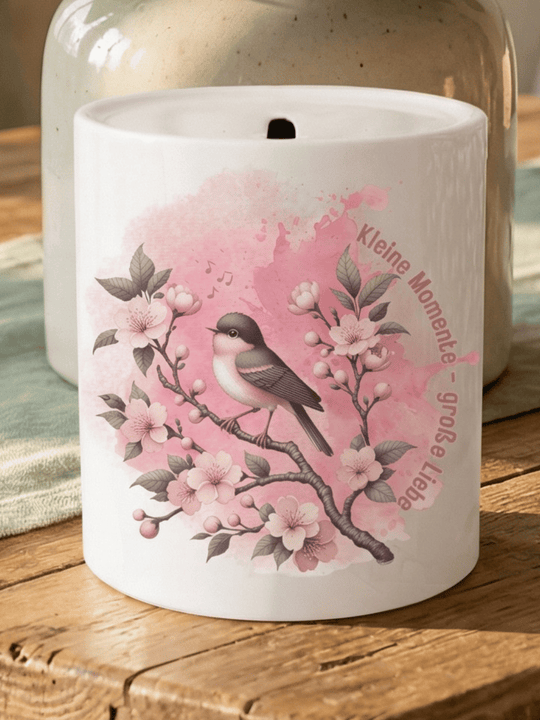 KLEINE MOMENTE - GROSSE LIEBE Spardose - Alles auf Anfang - personalisierte Geschenke für Frauen