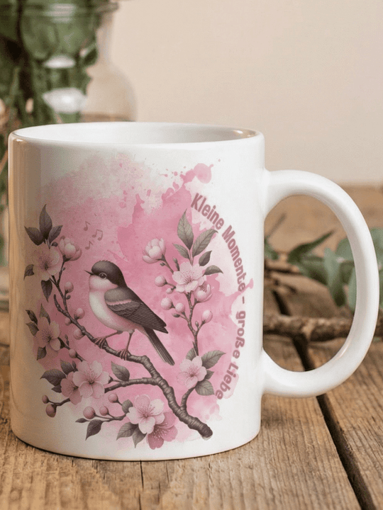 KLEINE MOMENTE - GROSSE LIEBE Tasse - Alles auf Anfang - personalisierte Geschenke für Frauen