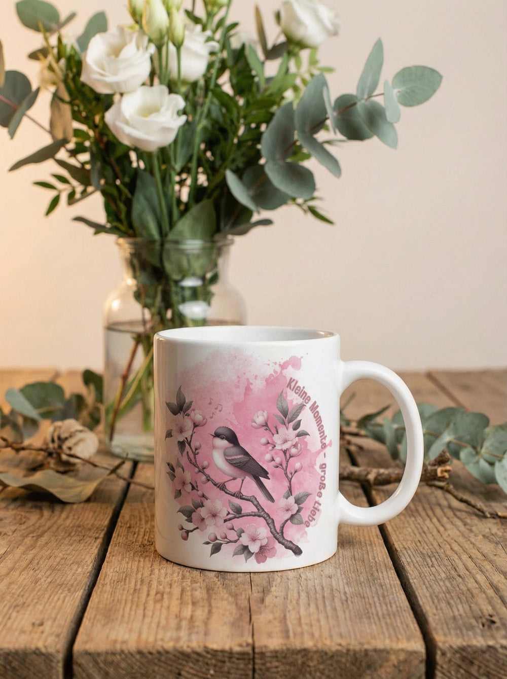 KLEINE MOMENTE - GROSSE LIEBE Tasse - Alles auf Anfang - personalisierte Geschenke für Frauen